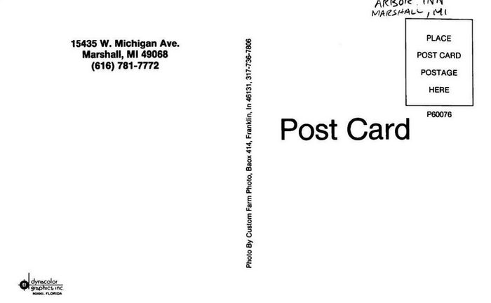 Arbor Inn - Old Postcard (newer photo)